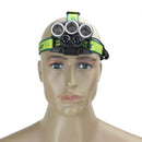 30000LM 5X XM-L T6 LED  Headlamp Headlight + USB Cable +2X Batteries