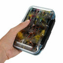 64pcs Dry Flies Bass Salmon Trouts Flies Nymph and Streamer Fly Fishing fli A7K3