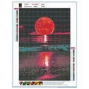 4 Pack Night Moon DIY 5D Diamond Painting Kits Full Drill Cross Stitch Decor