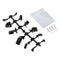 Plastic Wing Mirror Retrofit Kits for 1/10 On Road Racing Drift Car Ornament -
