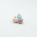 10pcs 13mm Sateen Silk Ball Charms Pendants Findings for DIY Jewelry Making