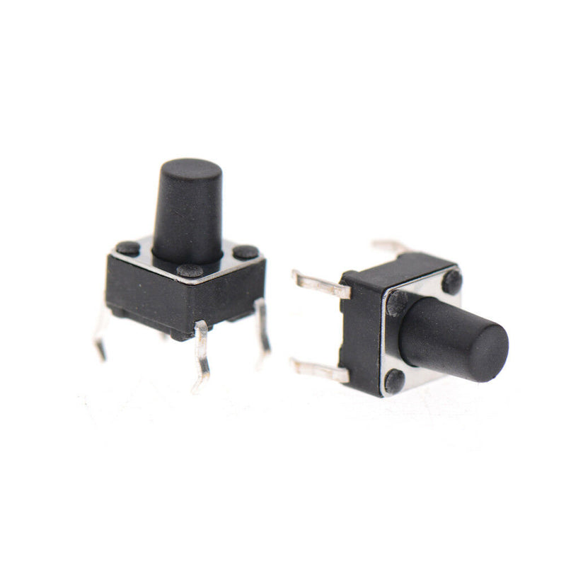50X 6*6*8mm Tactile Push Button Switch Tact Switch Micro Switch 4-Pin hhA Sn