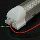72 LED 12V Car Interior White Strip Lights Bar Lamp Van Caravan ON OFF Swi VON