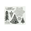 Christmas trees snowflakes Scrapbooking Album Paper Card Decor Diary Craft G9