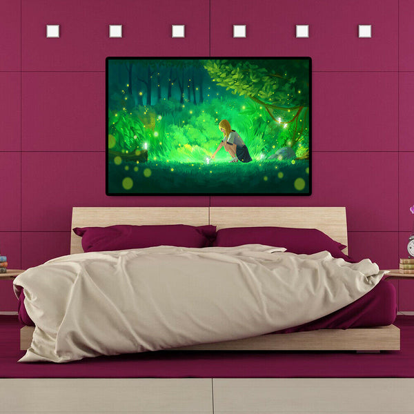 1000pcs DIY Paper Jigsaw Girl in the Woods Puzzle Educational Picture Toys