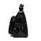 Retro Women Shoulder Bag Multi-zipper Big Capacity Crossbody Pouch (Black)