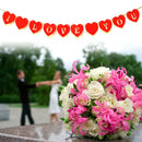 Wooden Hollowed I LOVE YOU Wedding Pendant Festival Party Hanging Ornaments