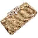 Dazzling Rhinestone Encrusted Evening bag Clutch Purse Party Bridal Prom M3K2