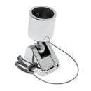 Bimini Eye End Cap Bimini Fittings Deck Hinge for Boat 7/8 Inch Pipe
