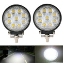 27W 9 LED Flood LED Work Light Bar Offroad Boat Car Tractor Truck SUV Fog LampMO