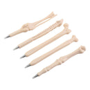Lots 5 Bone Shaped Ballpoint Pen Blue Ink School Labs Supplies Kids Present
