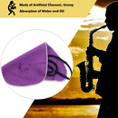3pcs Wind Instruments Saxphone Clarinet Flute Pro.Cleaning Swab Cloth