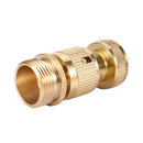3Sets Garden Hose Quick Connector 3/4 Inch Ght Brass Easy Connect Fitting-Q