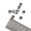 10Pcs M5 Stainless Steel A2 Nylon Collar Insert Self-lock Nuts Bolts Screws