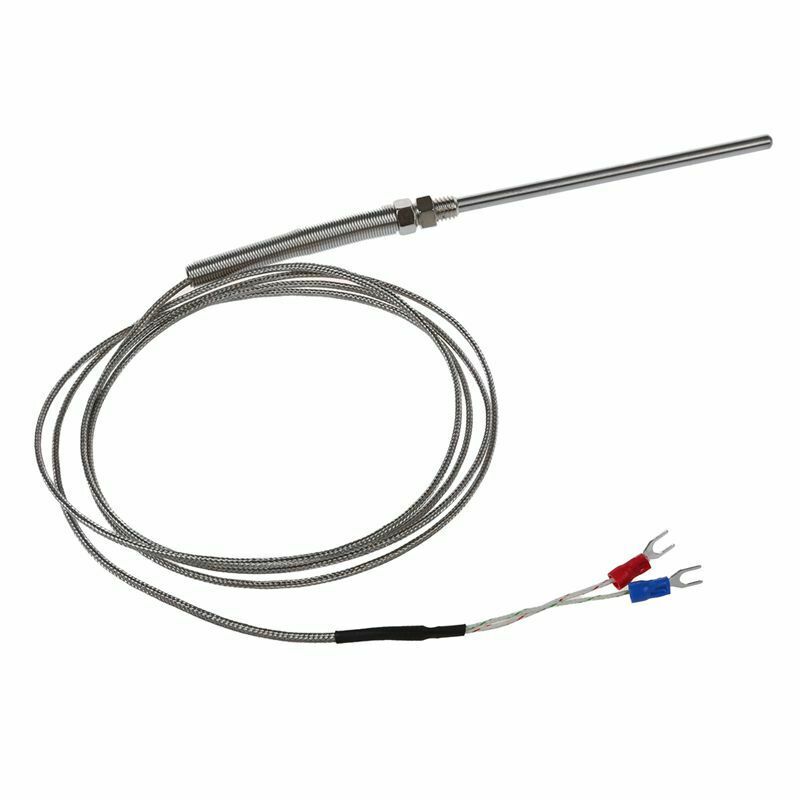 0-400C 100mm x 5mm Probe J-TT Type Thermocouple Temperature Sensor
