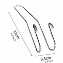 8 PACK Metal Headrest Car Hooks Hanger, Car Seat Holder Coat Clothes Hook B