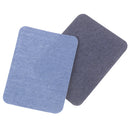 6X Assorted Cotton Jeans Repair Kit 3Color Iron On Denim Patch Sewing AppliqueM+
