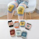 6 Pairs Baby Knee Pads for Crawling Cute Breathable Adjustable Elastic Baby