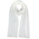 Fashion Ladies White Soft Long Large Chiffon Scarf Neck Head Wrap