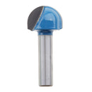 Carpentry 19mmx8mm Round Shank Core Box Router Bit Carbide Shaker Cutter
