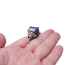 6 pieces On-off-on 3-way mini Toggle switch 6 pin 6A 125VAC I6O8