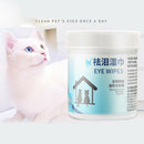100x Dogs Puppy Eye Tear Stain Remover Natural Pet Gentle Cleaning Wipes