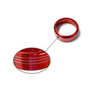 3PCS Red Aluminum AC Climate Control Knob Ring Cover For Subaru Impreza WRX/STi