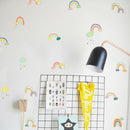 24pcs Cartoon Rainbow Cloud Wall Stickers PVC Baby Room Decoration Wall JC3C