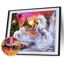 5D DIY Diamond Painting Fantasy Horse Cross Stitch Embroidery Rhinestones