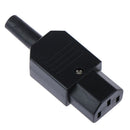 250V 10A 3pin Power Supply plug socket Adapter male & female wire connecto FT