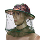 Camouflage Mosquito Net Fishing Hat Bee keeping Insects Prevention Cap