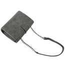 Herald Fashion Leaves Decorated Mini Flap Bag Suede Pu Leather Small Women