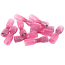 10pcs Fully Insulated 6.3mm Female Spade Heat Shrink Terminal Connector 22-