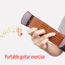 Portable Travel Acoustic Wooden Pocket Guitar Trainer Chord Practice Tool IRG
