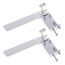 2xAluminum Alloy 95mm Metal RC Boat Rudder Water Pickup Absorbing Steering A