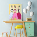 DIY Full Drill Diamond Painting Three Girls 5D Rhinestone Art Mosaic Kits