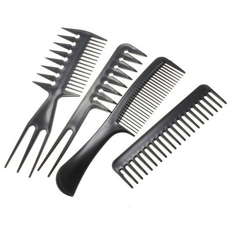 10x Professional Styling Comb Salon Barber Hair Coloring Cutting Highlight Combs