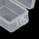 2pcs Rectangle Transparent Plastic Storage Box Small Parts Box  B â„–[