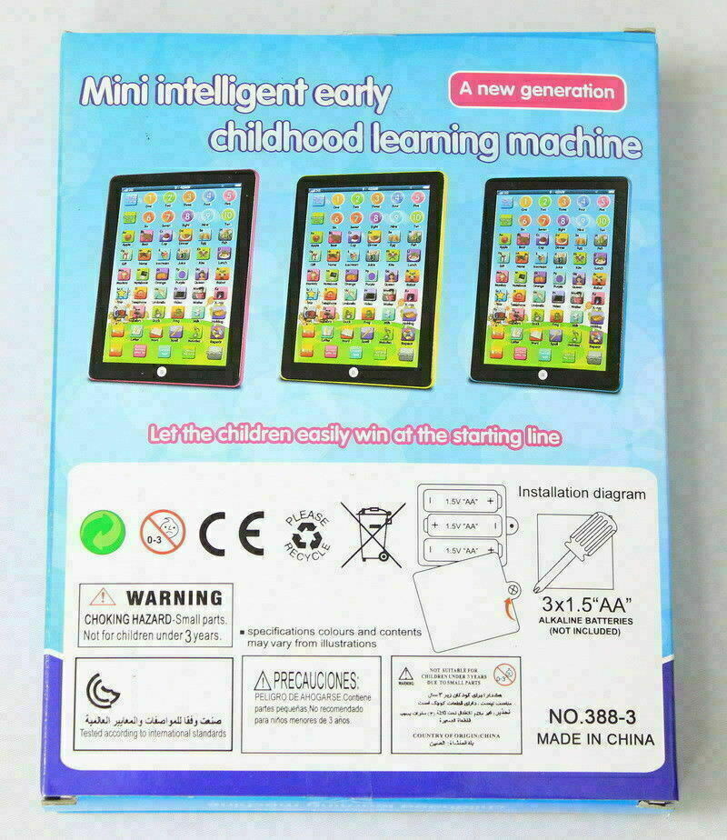 New Kids Children TABLET PAD Educational Learning Toys Gift For Boys Girls P5C2