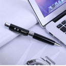 Multi-function USB Flash Drive LED Light Money Detector Writing Pen - 128GB