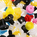 500 Auto Body Plastic Push Pin Rivet Fasteners Trim Panel Moulding Clips Mixed