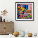 5D DIY Full Drill Diamond Painting Donkey Flowers Cross Stitch Embroidery