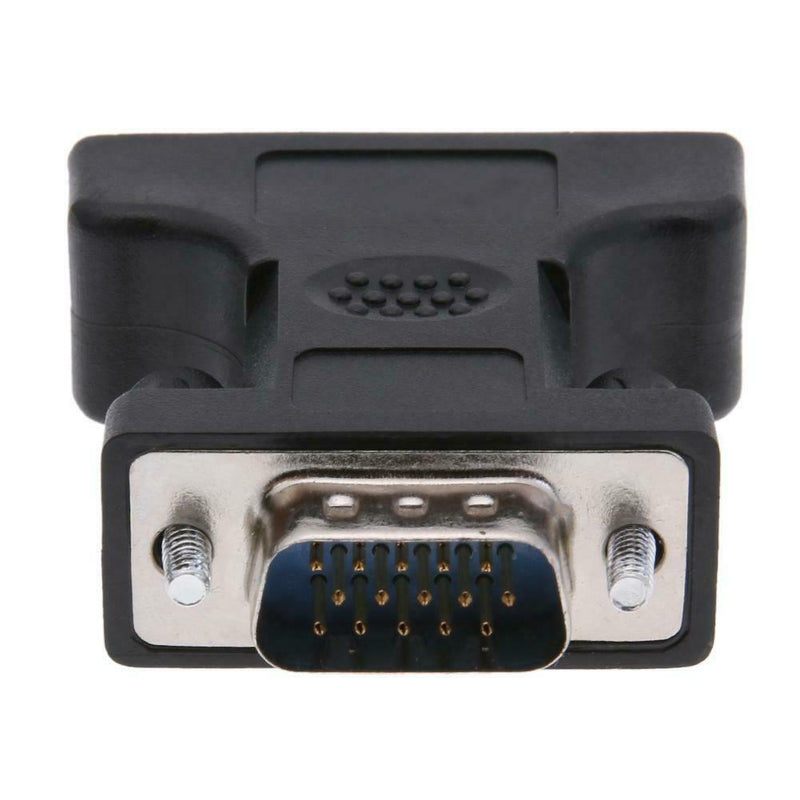 24+5Pin DVI Female to 15Pin VGA Male Cable Extender Adapter Connector