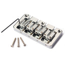 For Bass Guitar L Shape Saddle Parts String Spacing 19mm Chrome 4 String Bridge