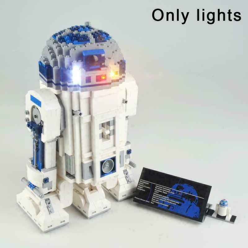 Assembled Building Block Lights For LEGO 10225 and R2-D2 05043 Lighting Mod E4U2