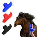 Plastic Curry Comb Adjustable Strap Horse Pony Care Grooming Scraper BrushCle-3C