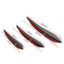 6Pcs Carbon Fiber Style Car Front Bumper Lip Splitter Body Spoiler CanaOZ