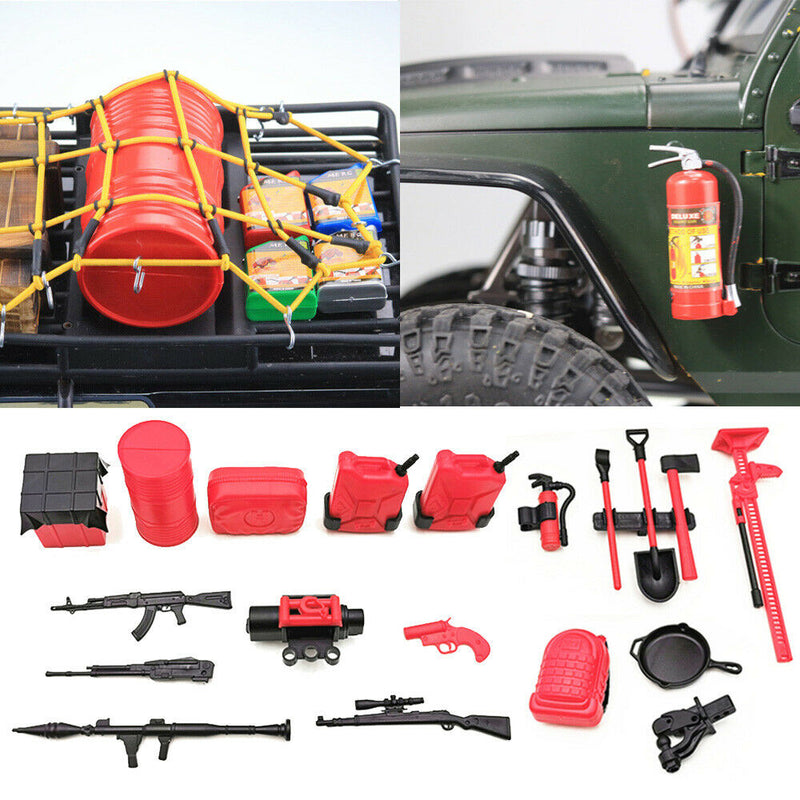 DIY RC Car Parts Tow Shackle Hook Box Oil Tank Net For 1/16 WPL B14 B16 C24 C34