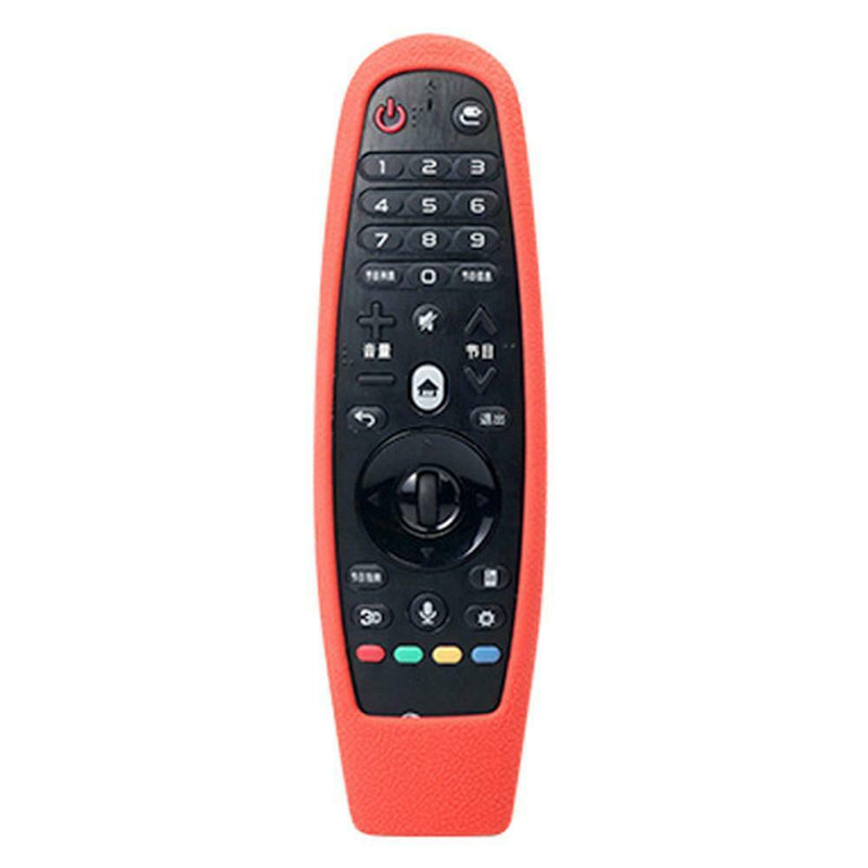 Soft Silicone Case for LG Smart TV Remote Control AN-MR600 AN-MR650a (Red) A