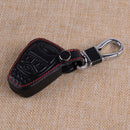 Remote Leather Key Cover Case fit for Jeep Compass Patriot Wrangler Liberty